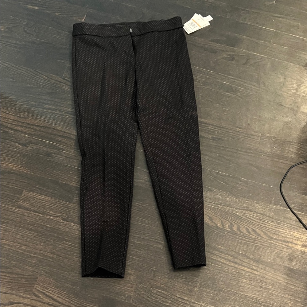 Black Patterned Pants